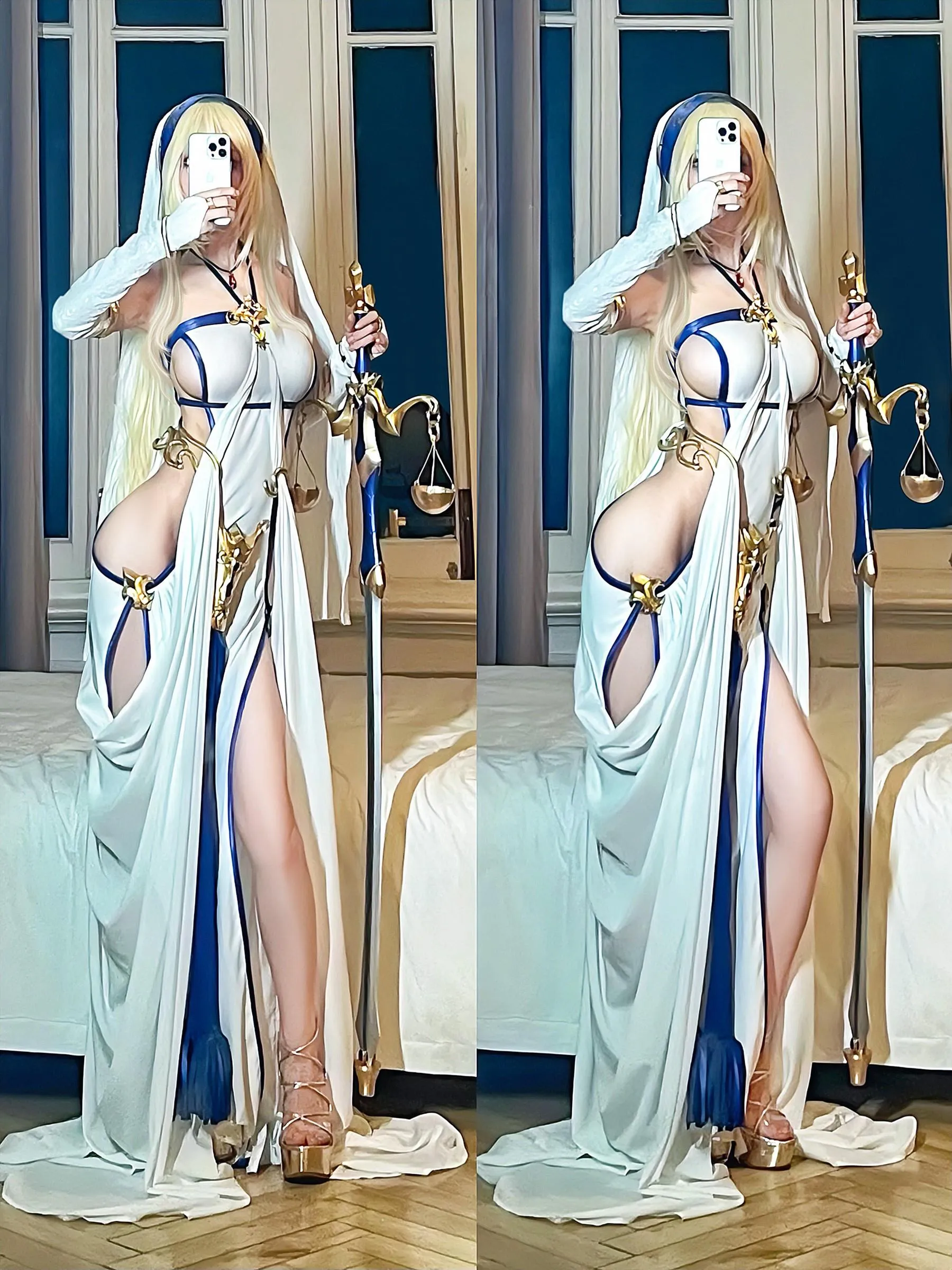 水淼aqua – NO.158 Fantia 23-11月会员订阅 ⚜️剣乙女⚜️ [21P]插图